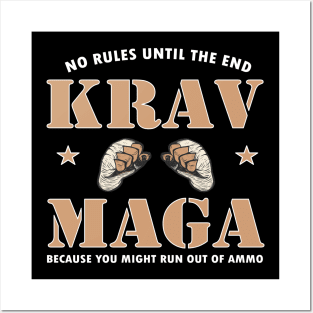 Krav Maga fighting self defense Posters and Art